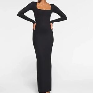 SKIMS Body Long Sleeve Maxi Dress